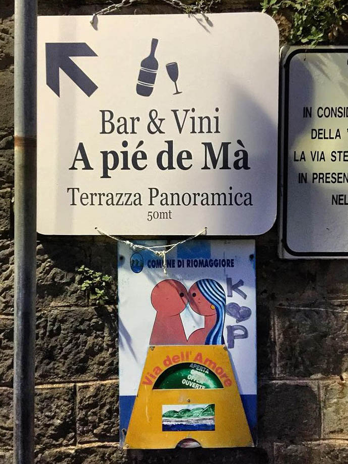 a Pié de Ma Wine Bar Restaurant Riomaggiore – Cinque Terre